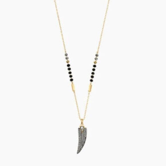 Stella & Dot - Rebecca Minkoff Collab - Janson Pave Horn Necklace Delicate - Picture 3 of 5